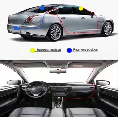 Dashcam 3 Camaras Instalacion