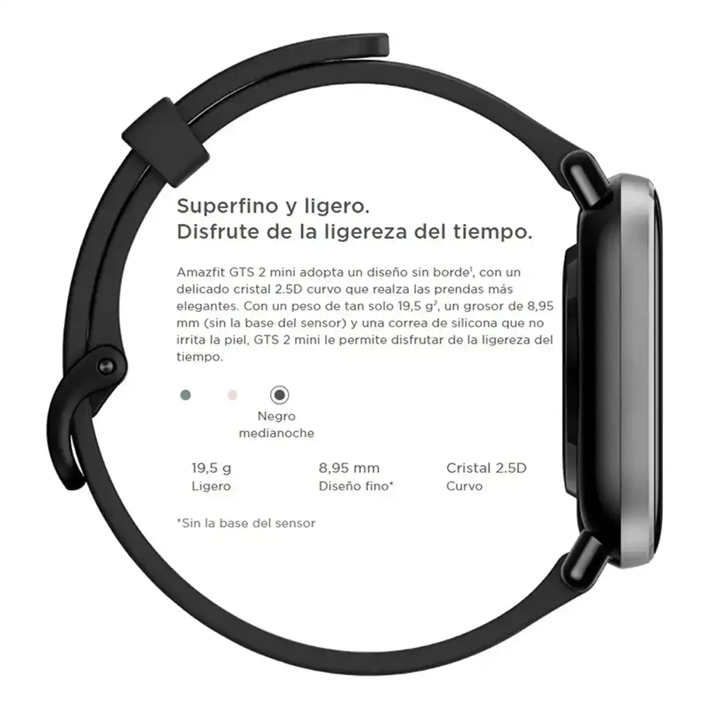 GTS2 Mini Especificaciones