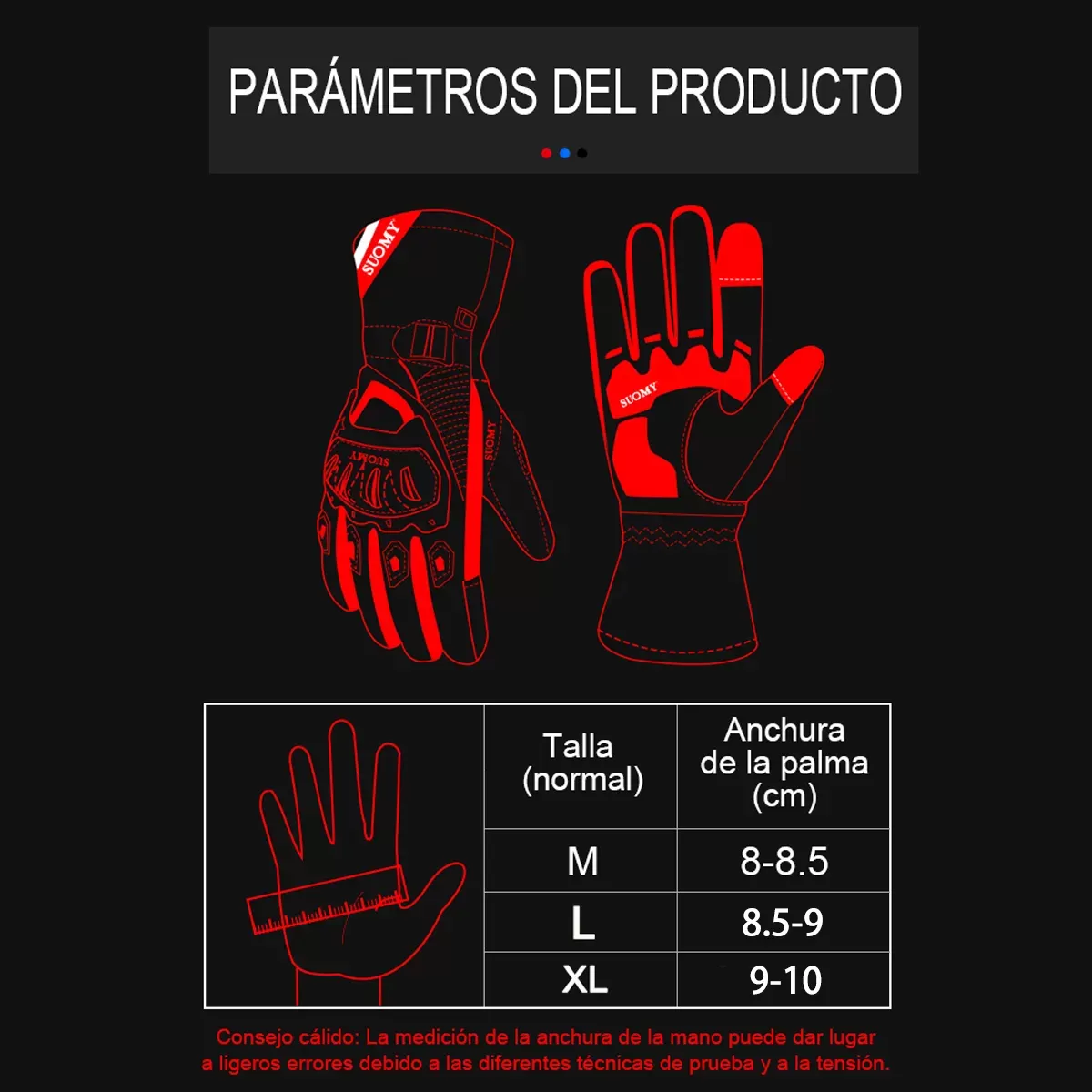 Guante térmico suomy 7